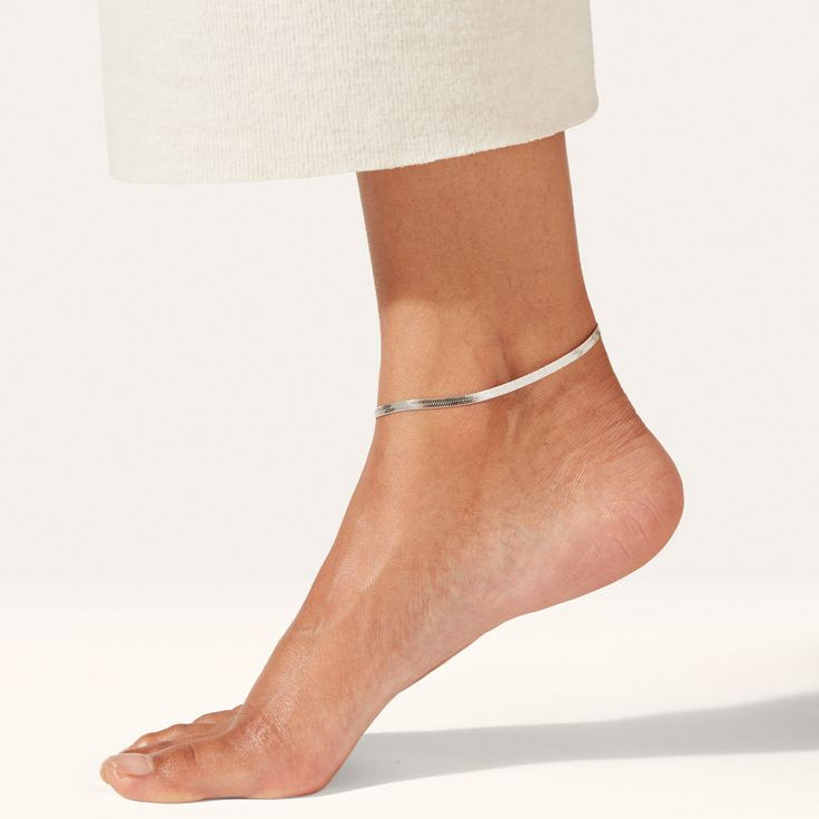 美品 GAGAN snake anklet silver925 Snake Anklet