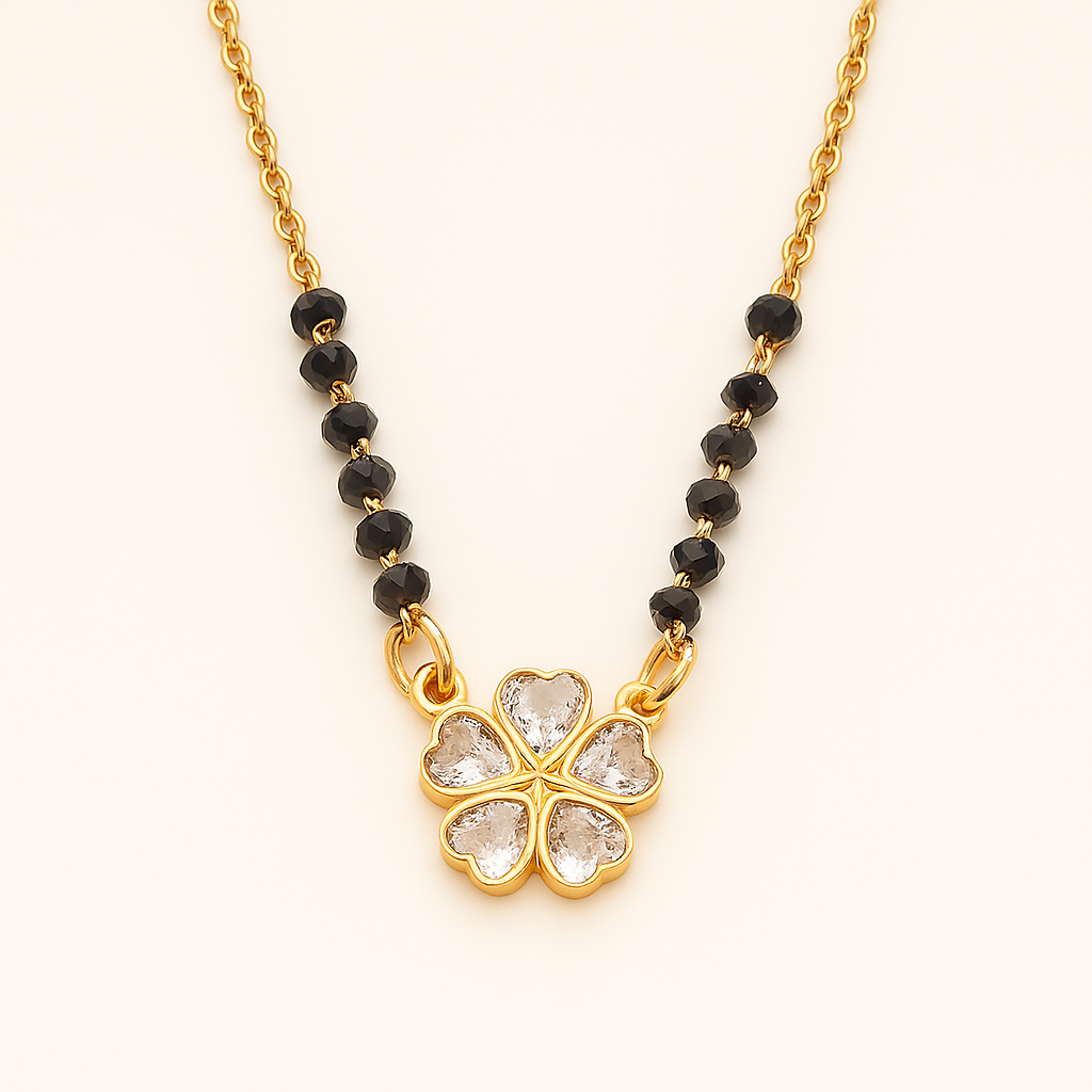 Clover Mangalsutra Necklace
