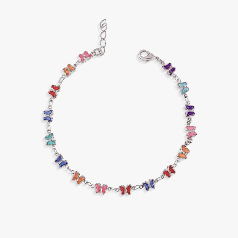Butterfly Anklet on ankle