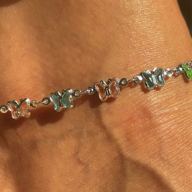 Butterfly Anklet detail