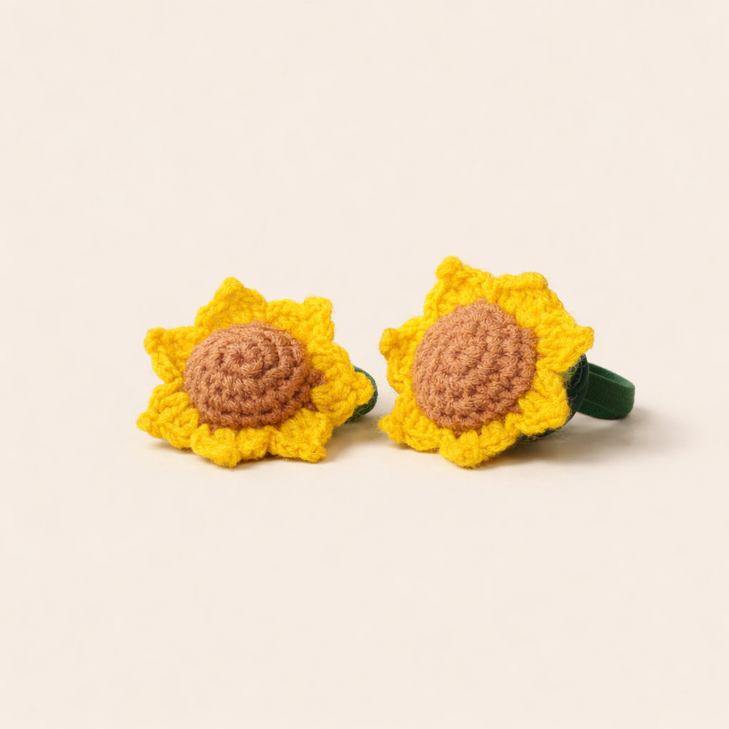 Sunflower Hair Rubber Band