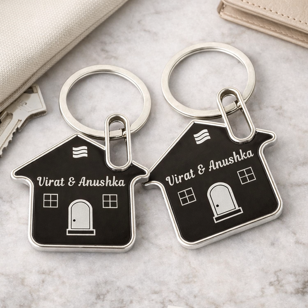 Couples Home Keychain (Set of 2)