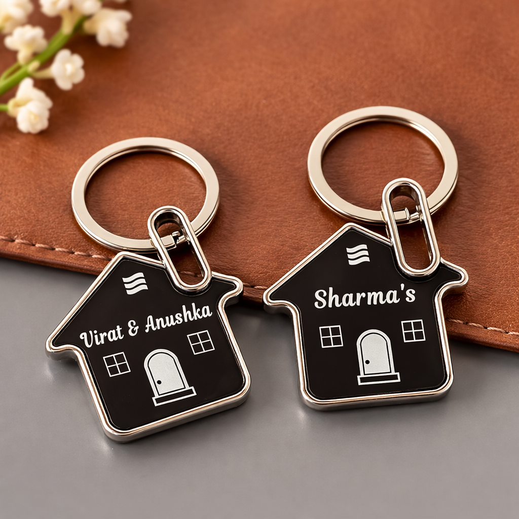 Couples Home Keychain (Set of 2)