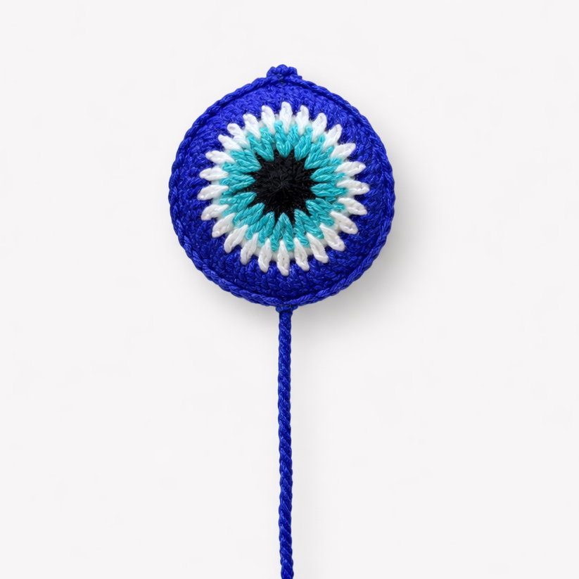 Crochet Evil Eye Stick