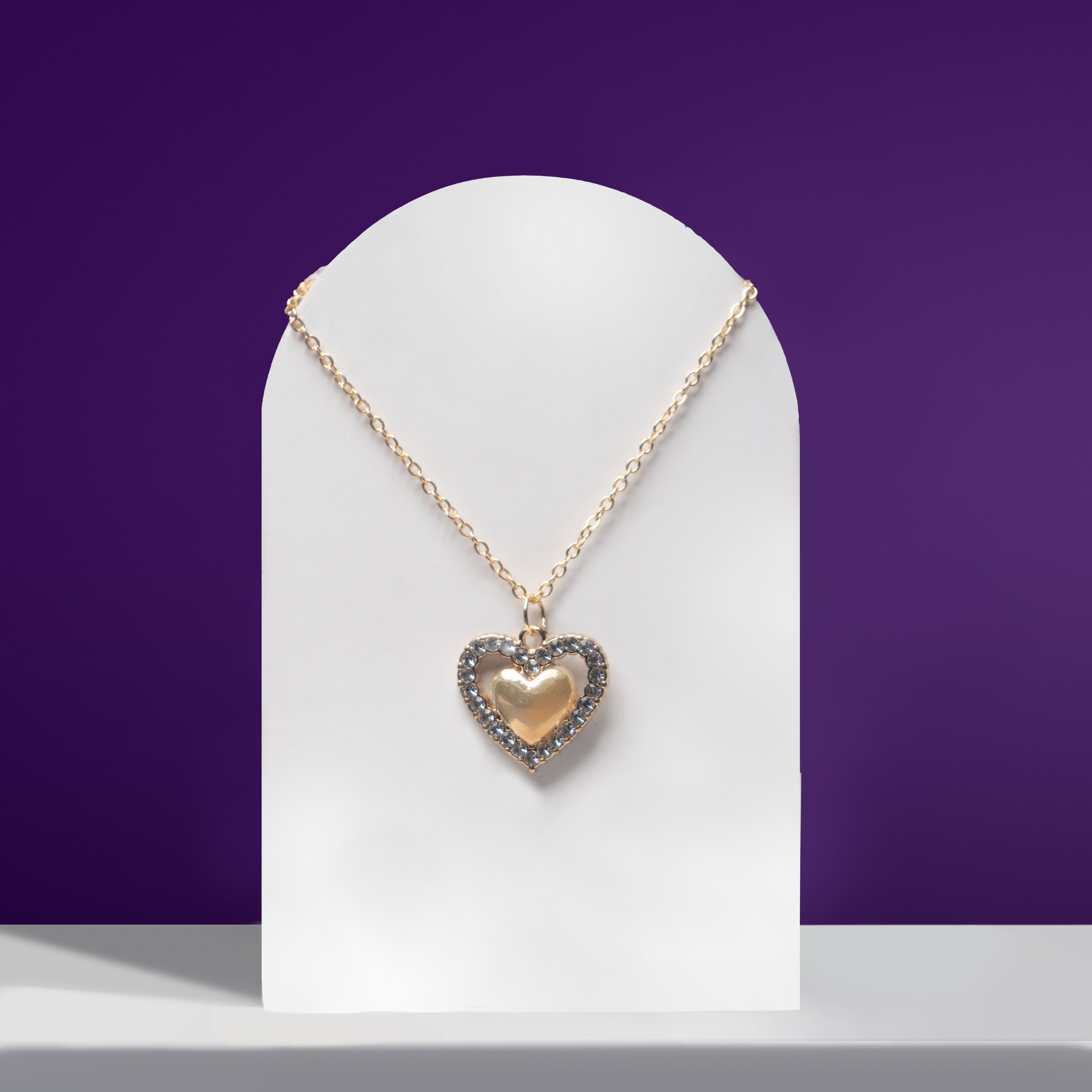 Double Heart Necklace