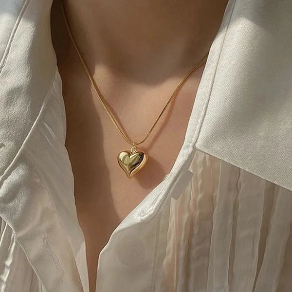 Puffy Heart Necklace