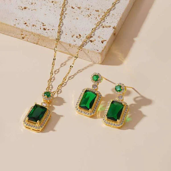 Elegant Emerald Set