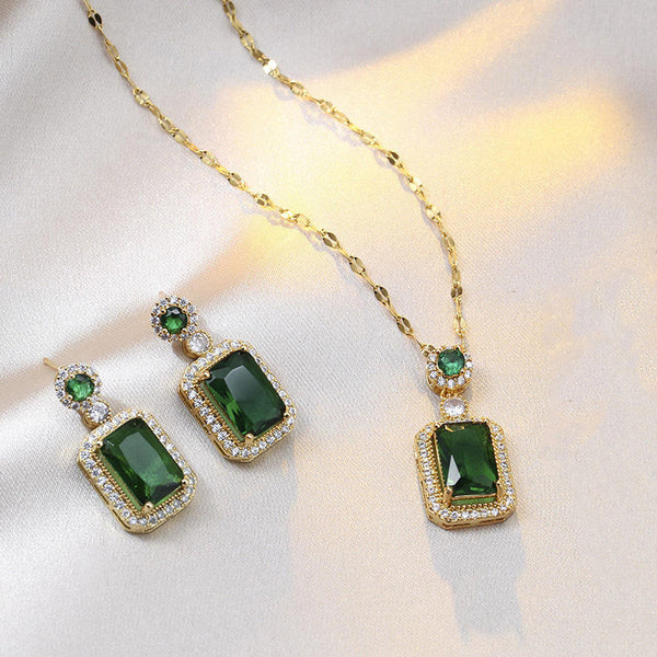Elegant Emerald Set