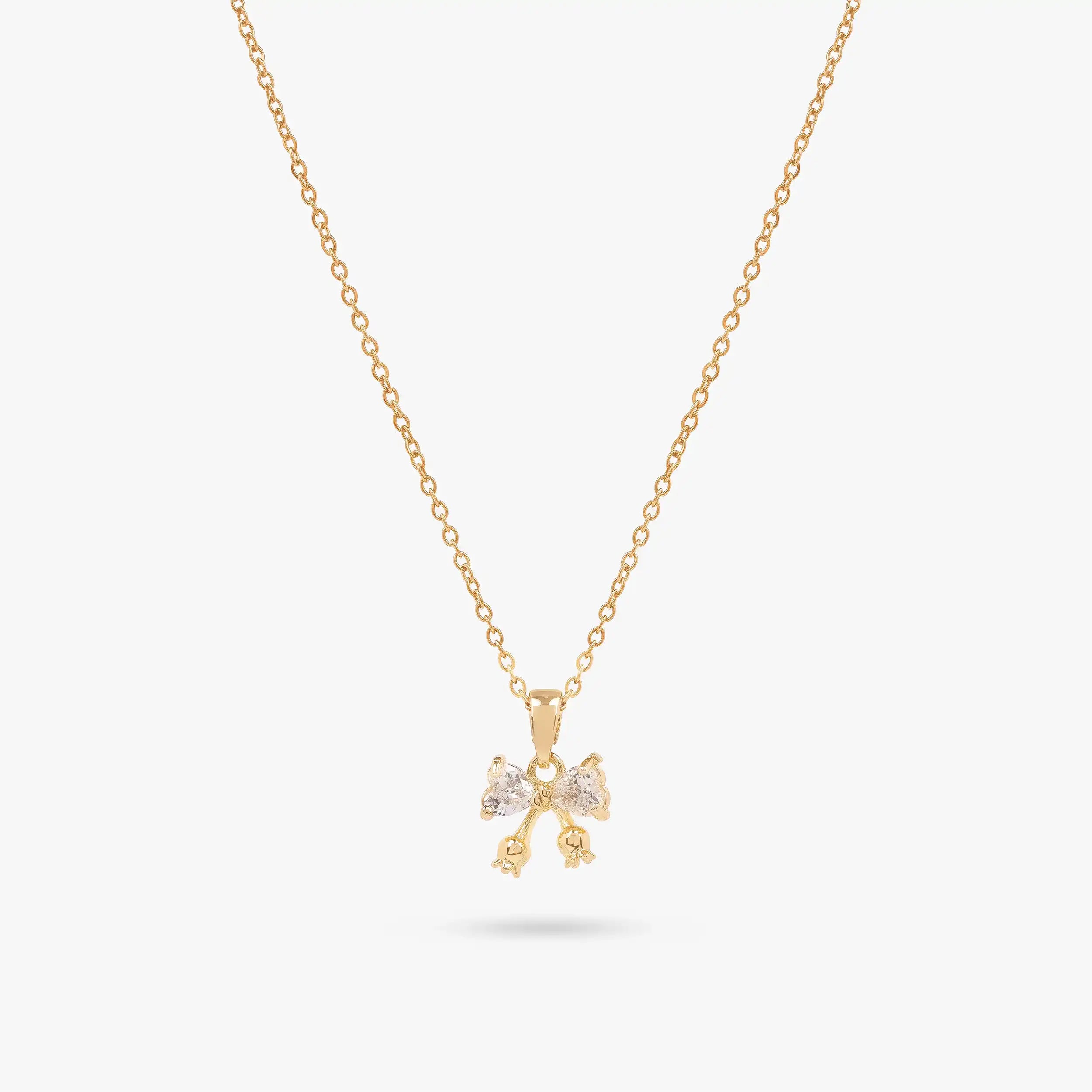 Graceful Bow Pendant