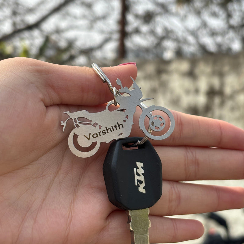 Bike Keychain side