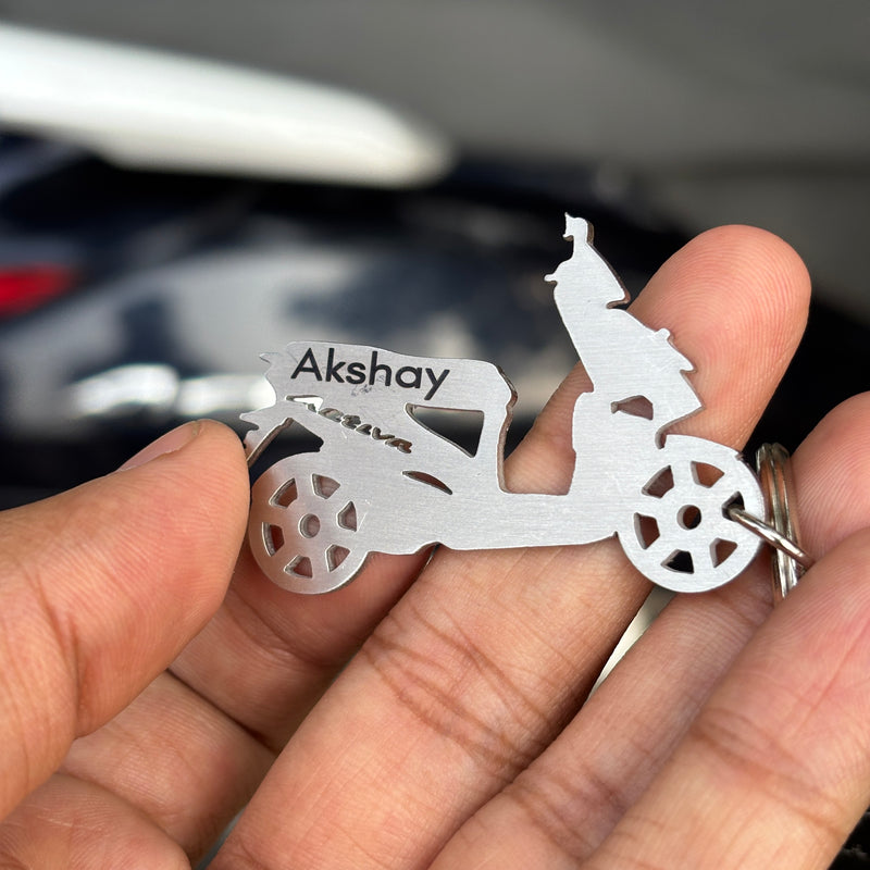 Bike Keychain packaging
