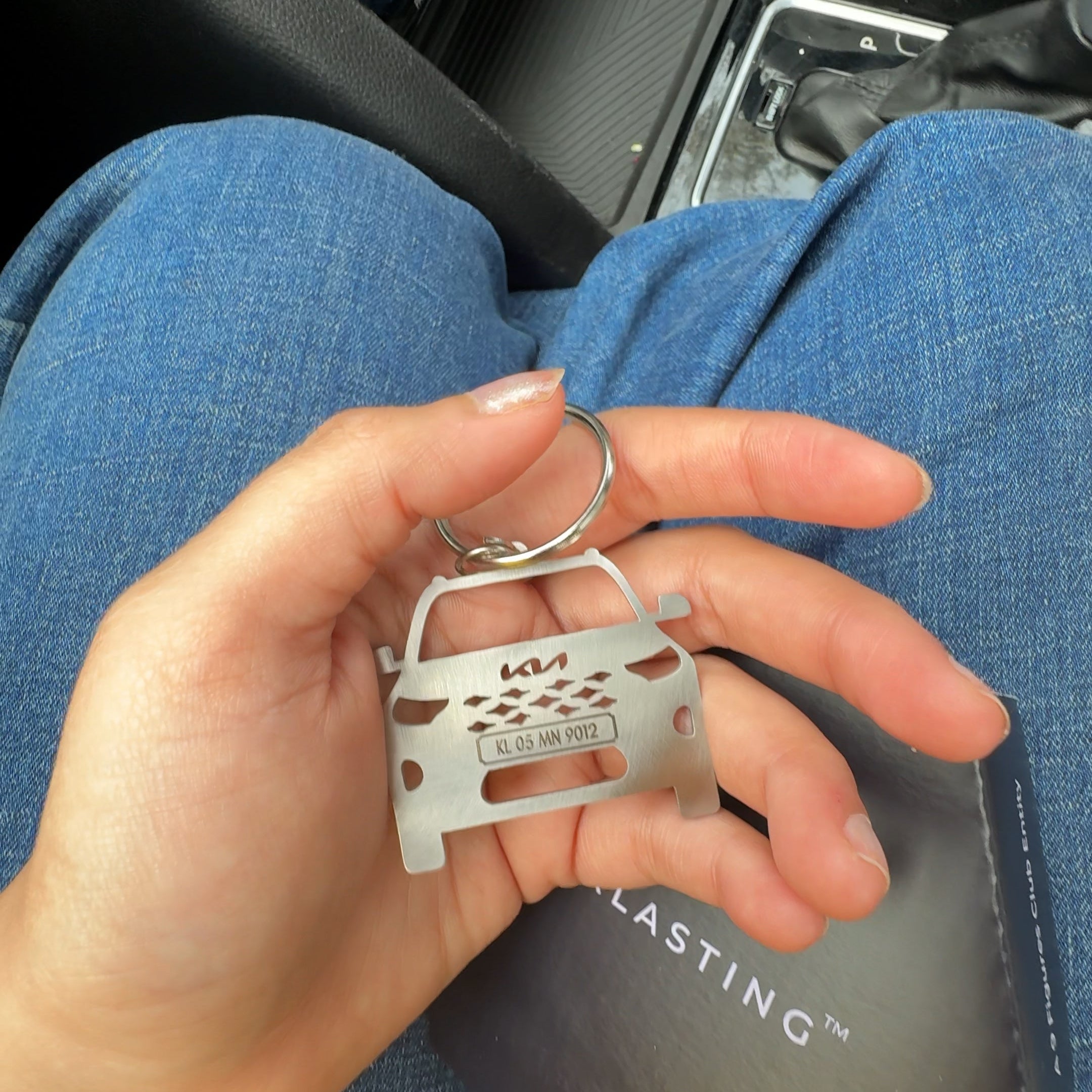 Personalised Car Keychain