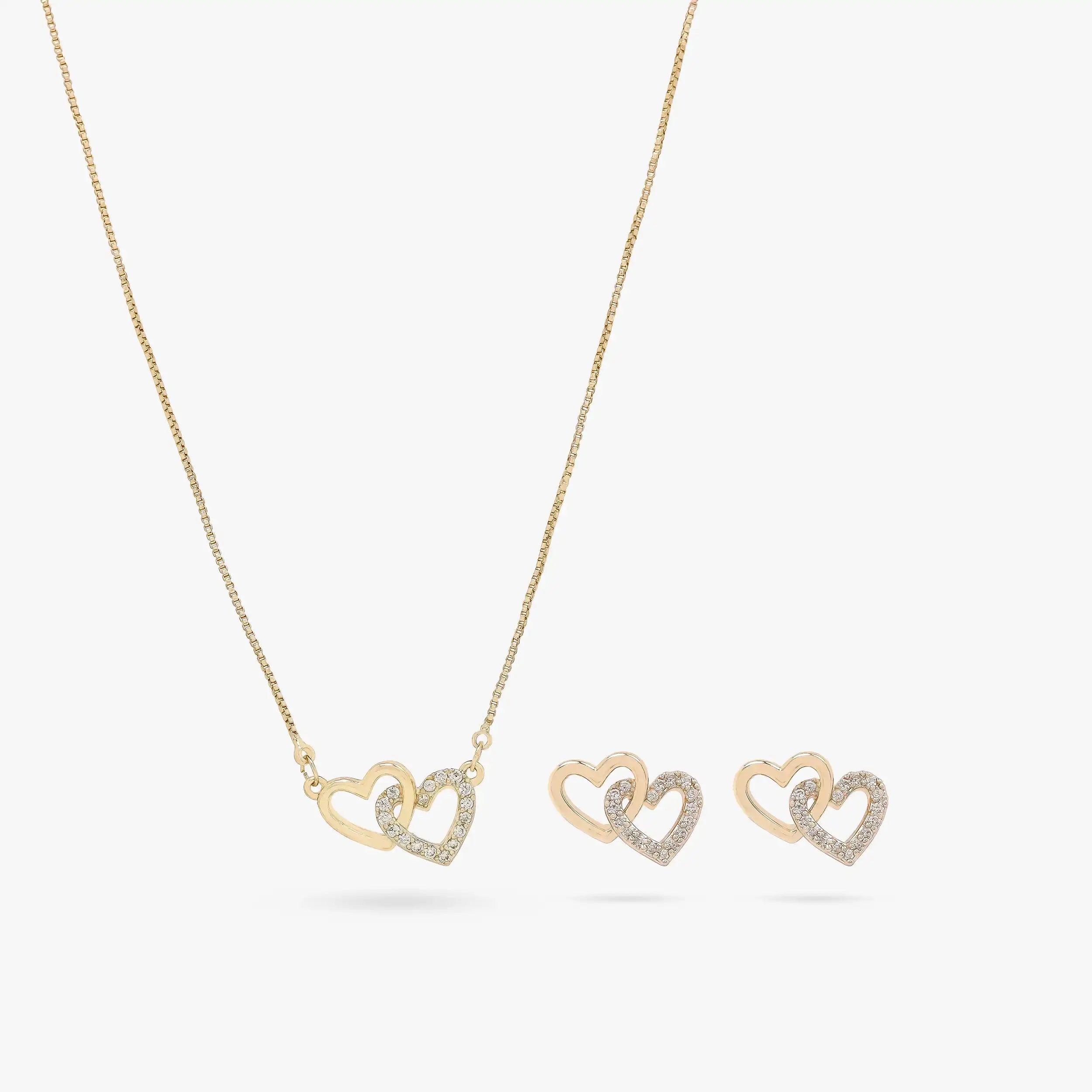 Infinite Love Interlinked Heart Set