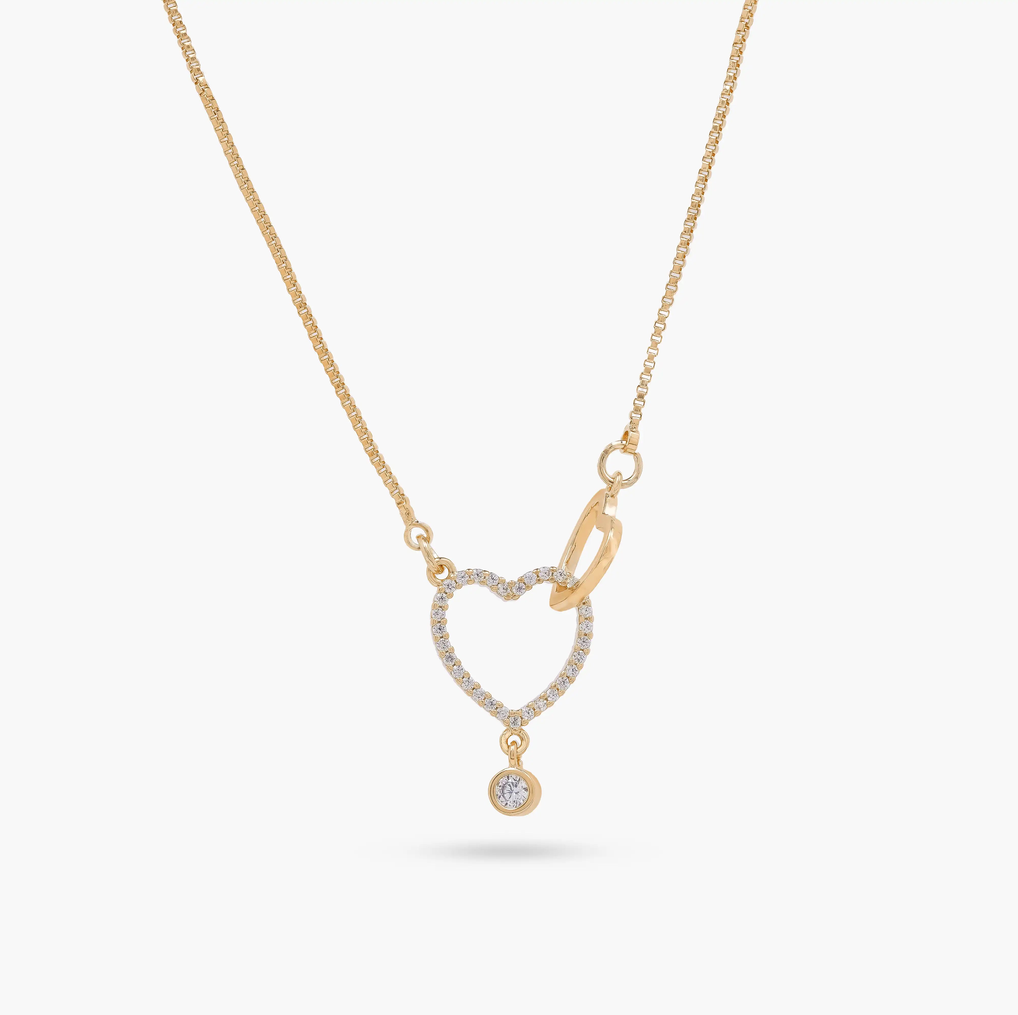 Interlinked Heart Necklace
