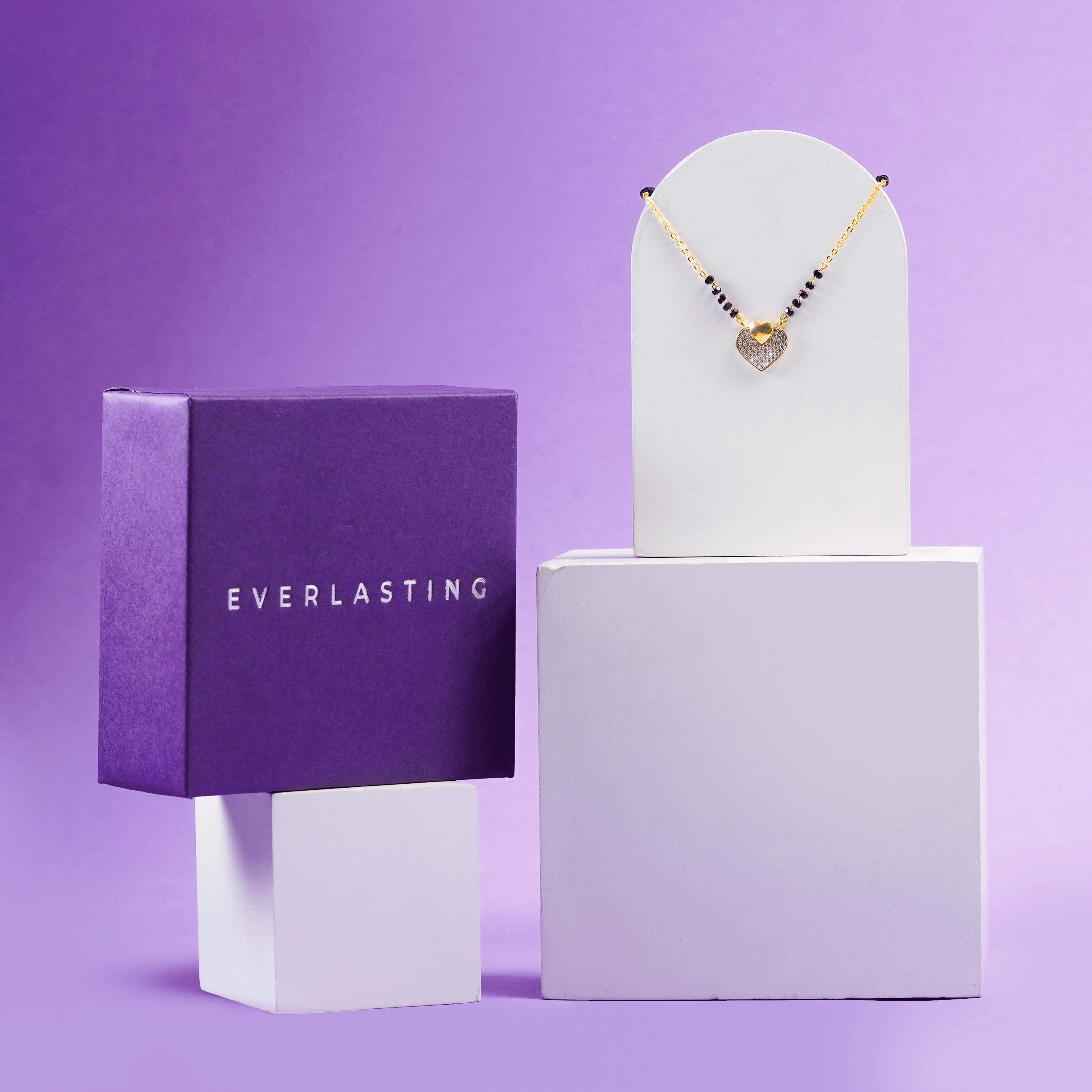 Embraced Heart Mangalsutra Necklace