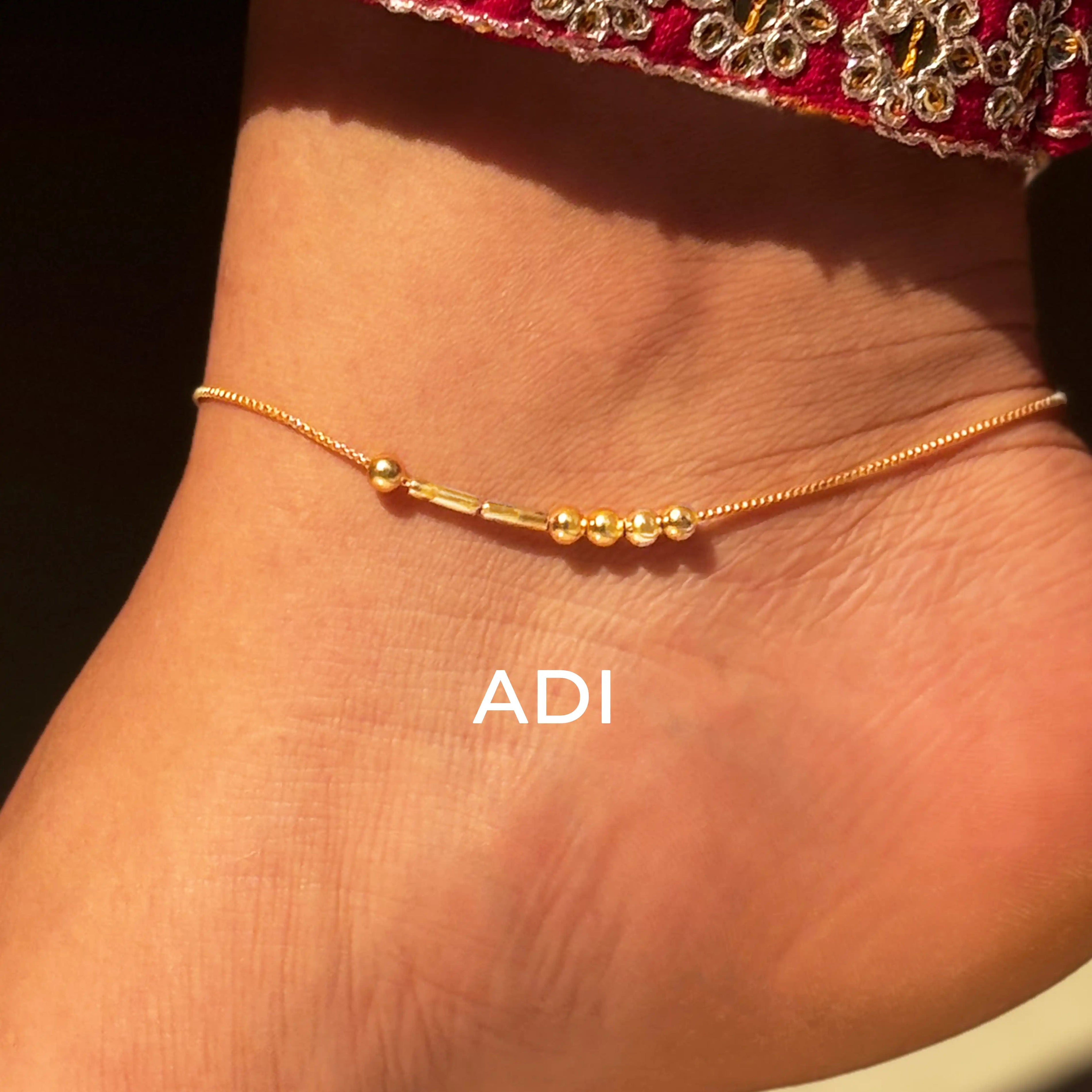 Morse Code Anklet