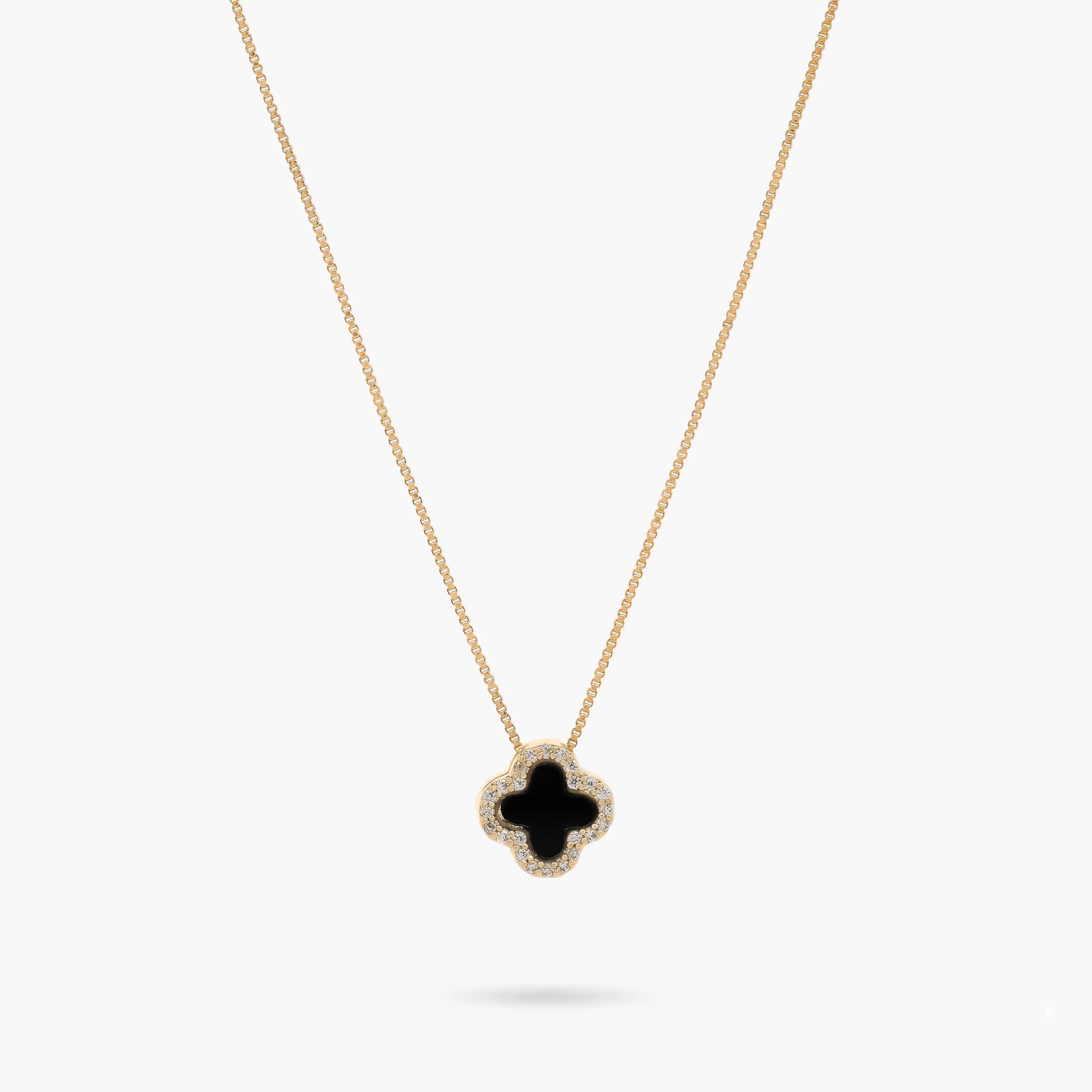 Mystic Charm Clover Necklace