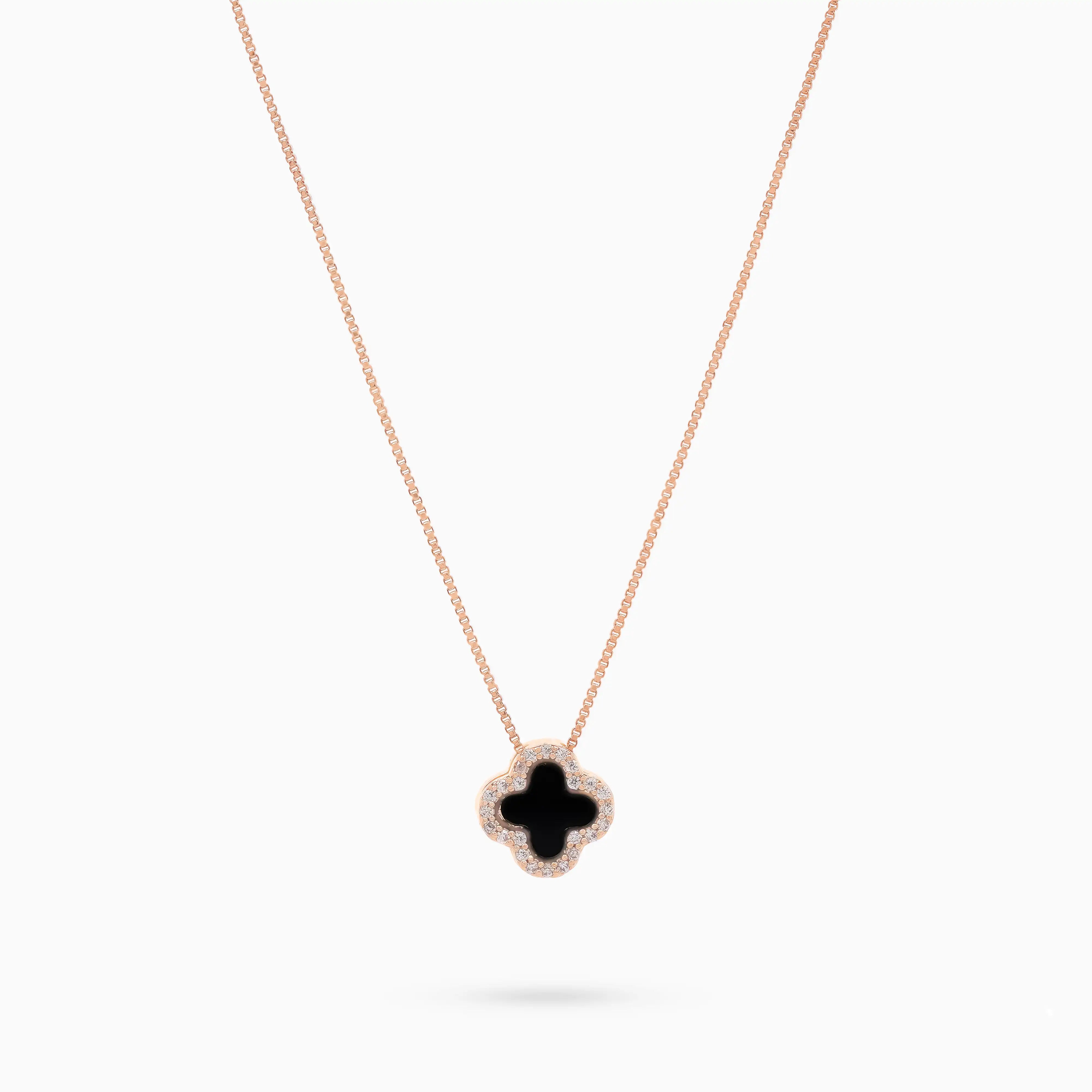 Mystic Charm Clover Necklace