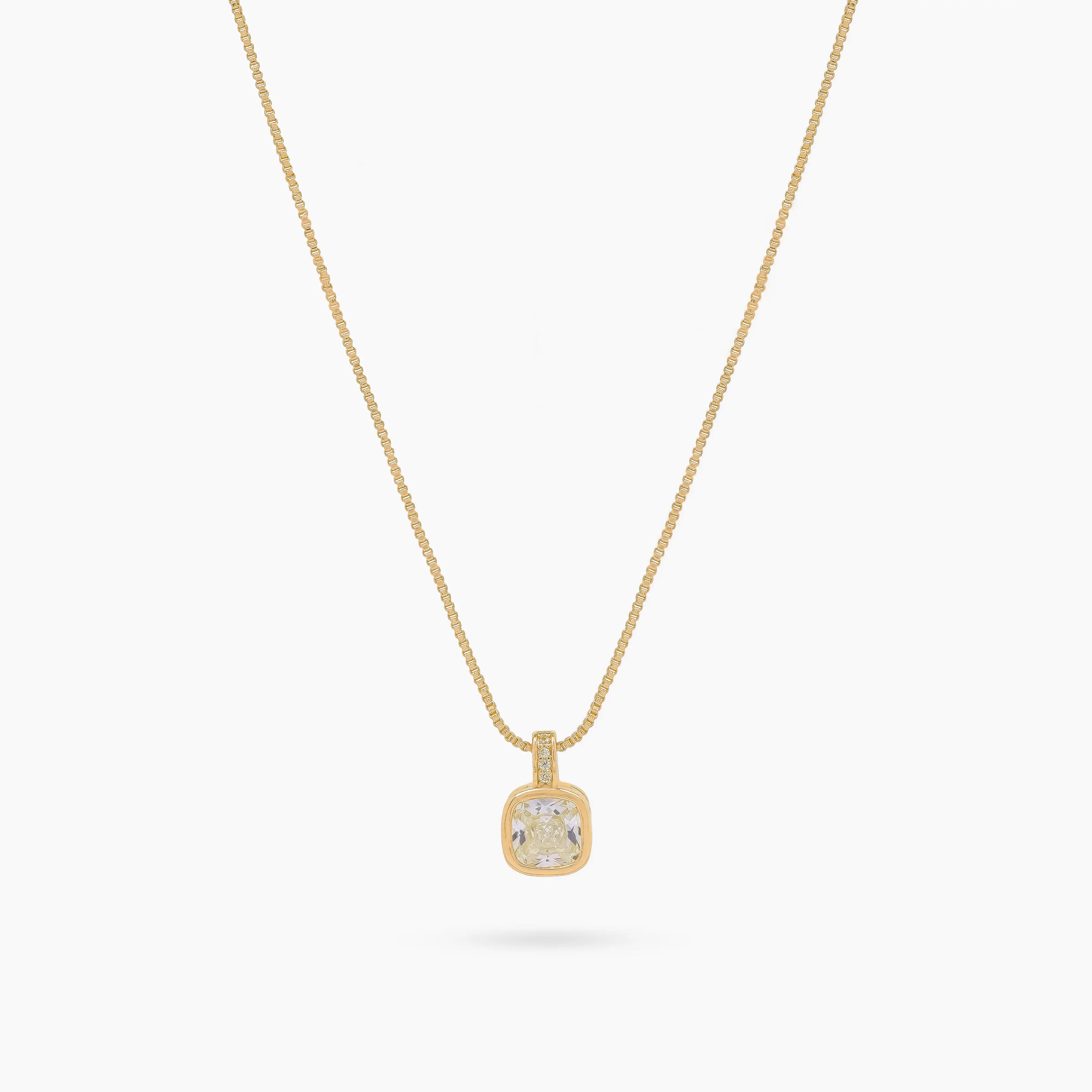 Oval Diamond Necklace