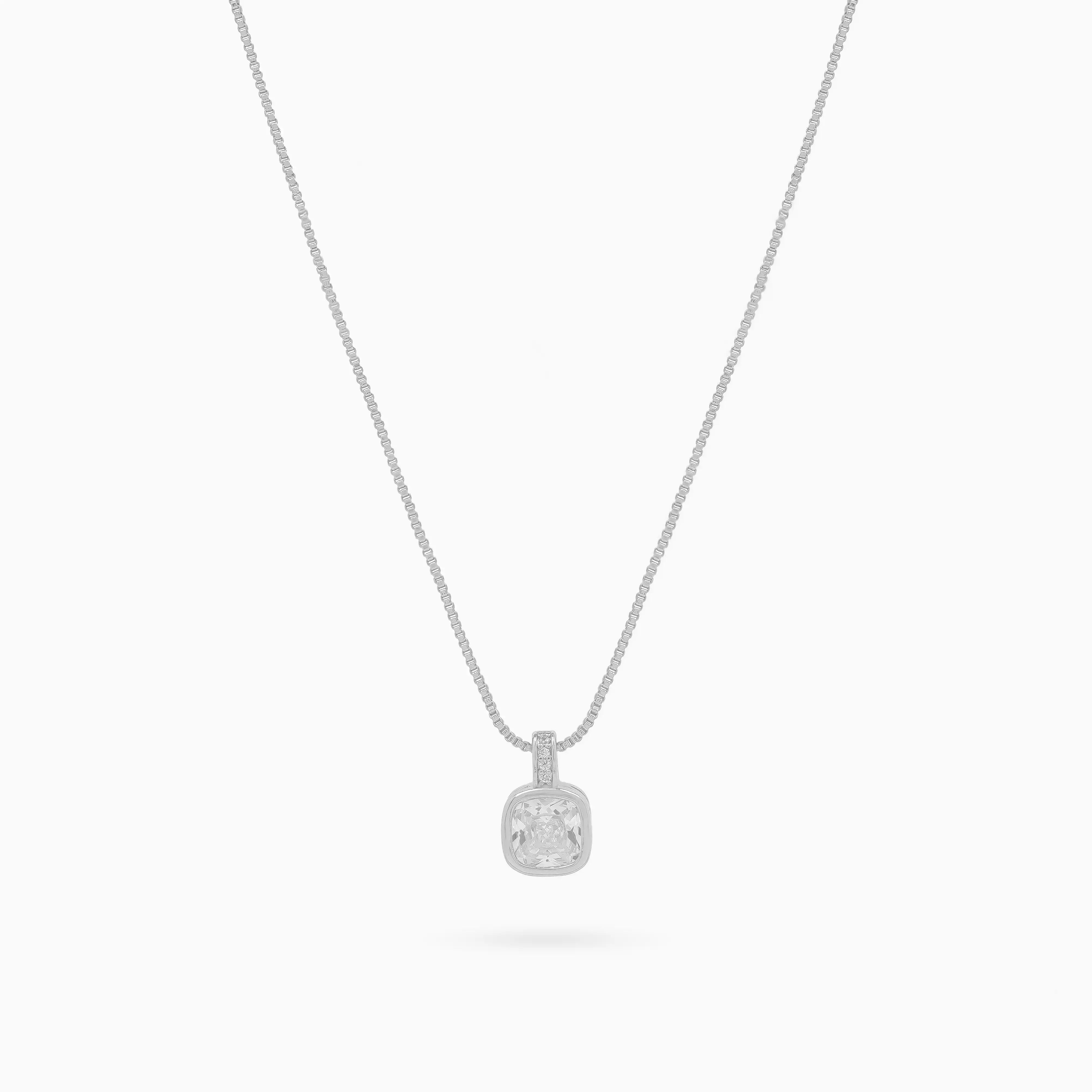 Oval Diamond Necklace
