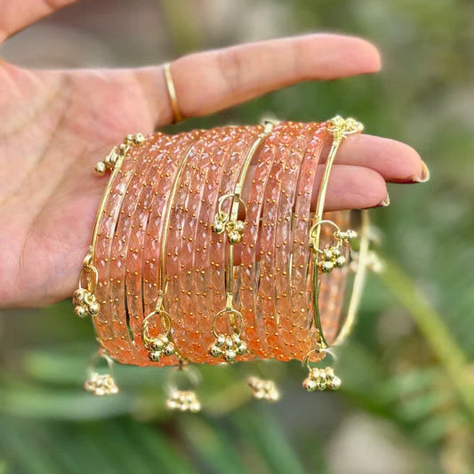 Peach Bangles