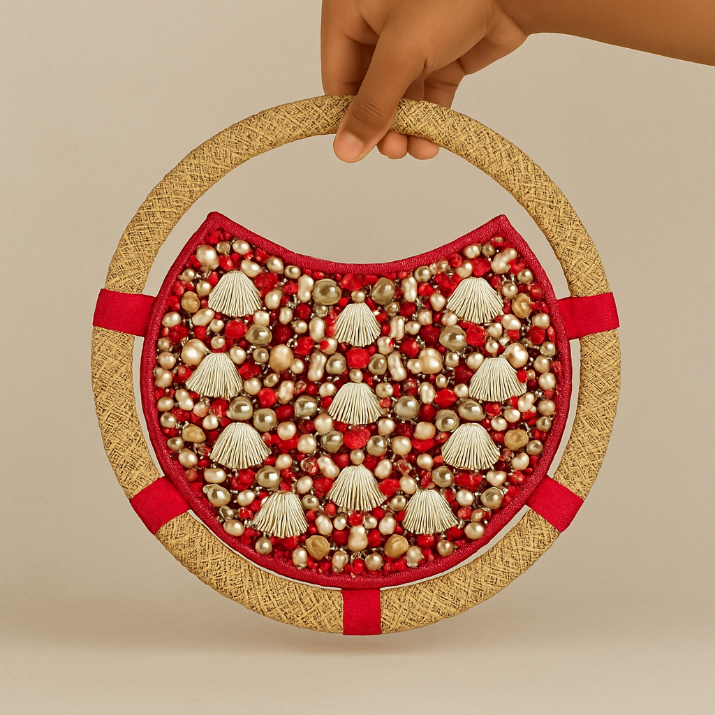 Red Loop (Clutch cum Sling bag)