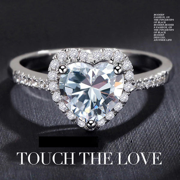 Diamond Heart Ring
