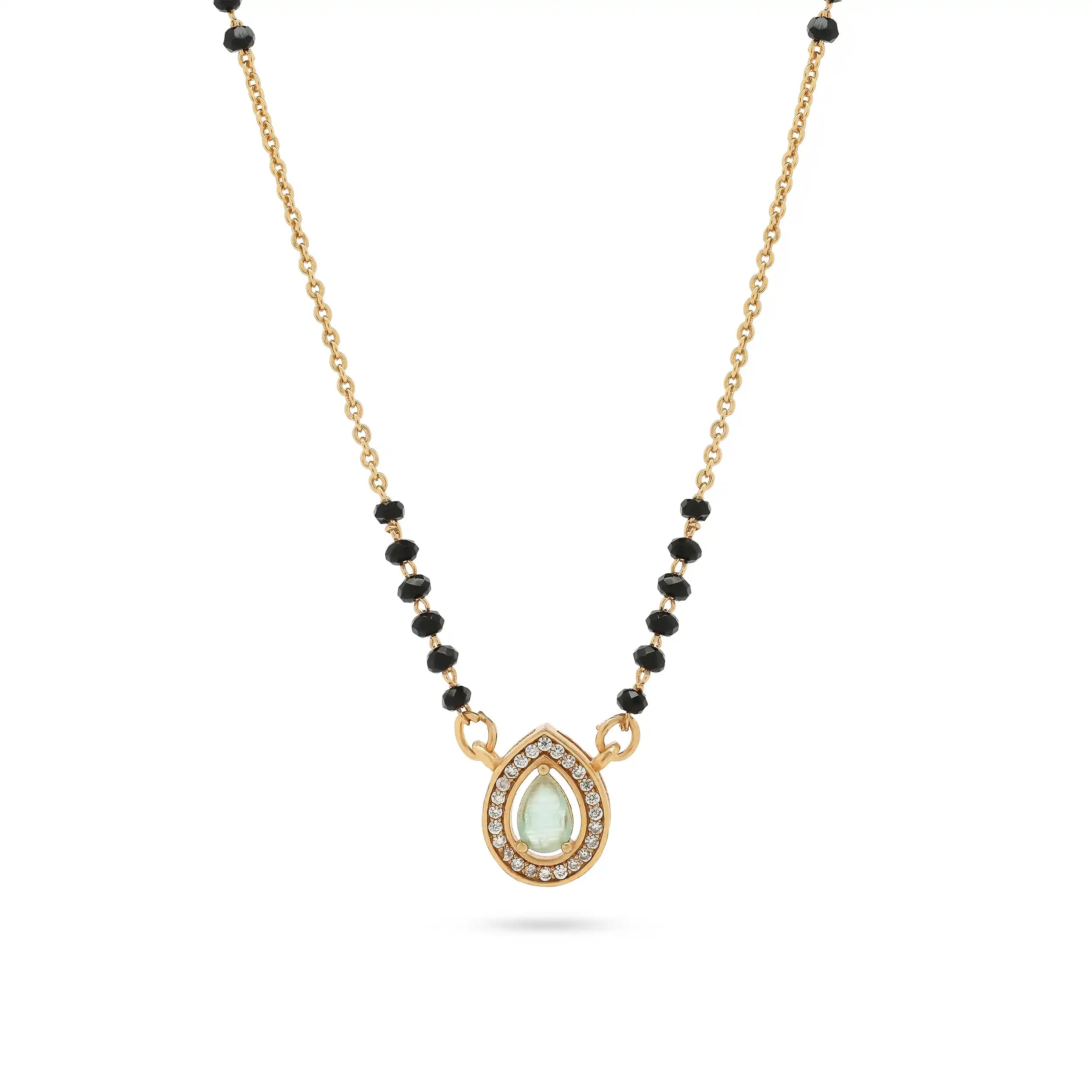 Teardrop Mangalsutra Pendant