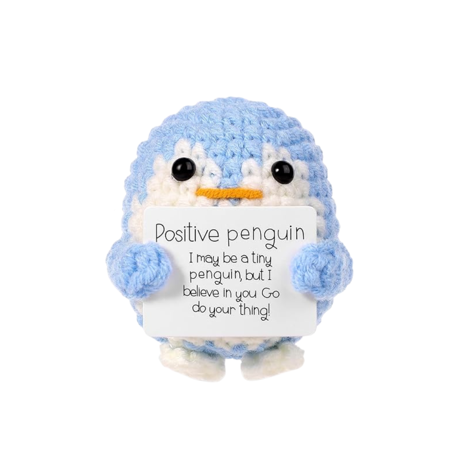 Crochet positive penguin