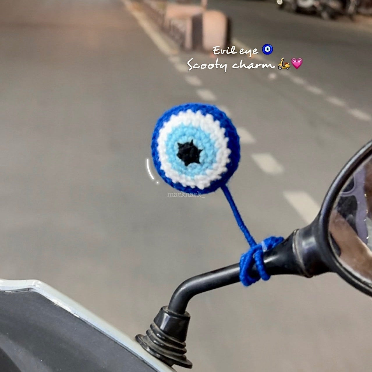 Crochet Evil Eye Stick