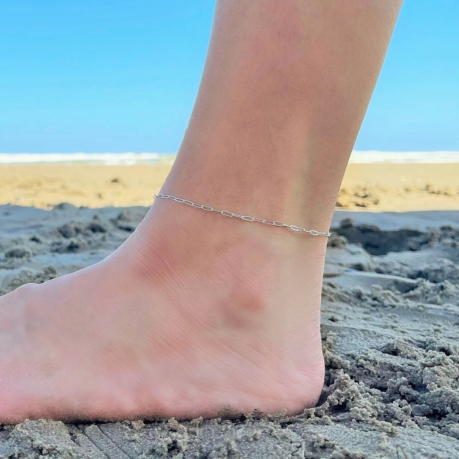 Paper Clip Anklet