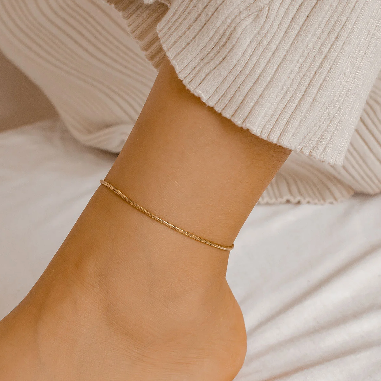 Round Snake Anklet