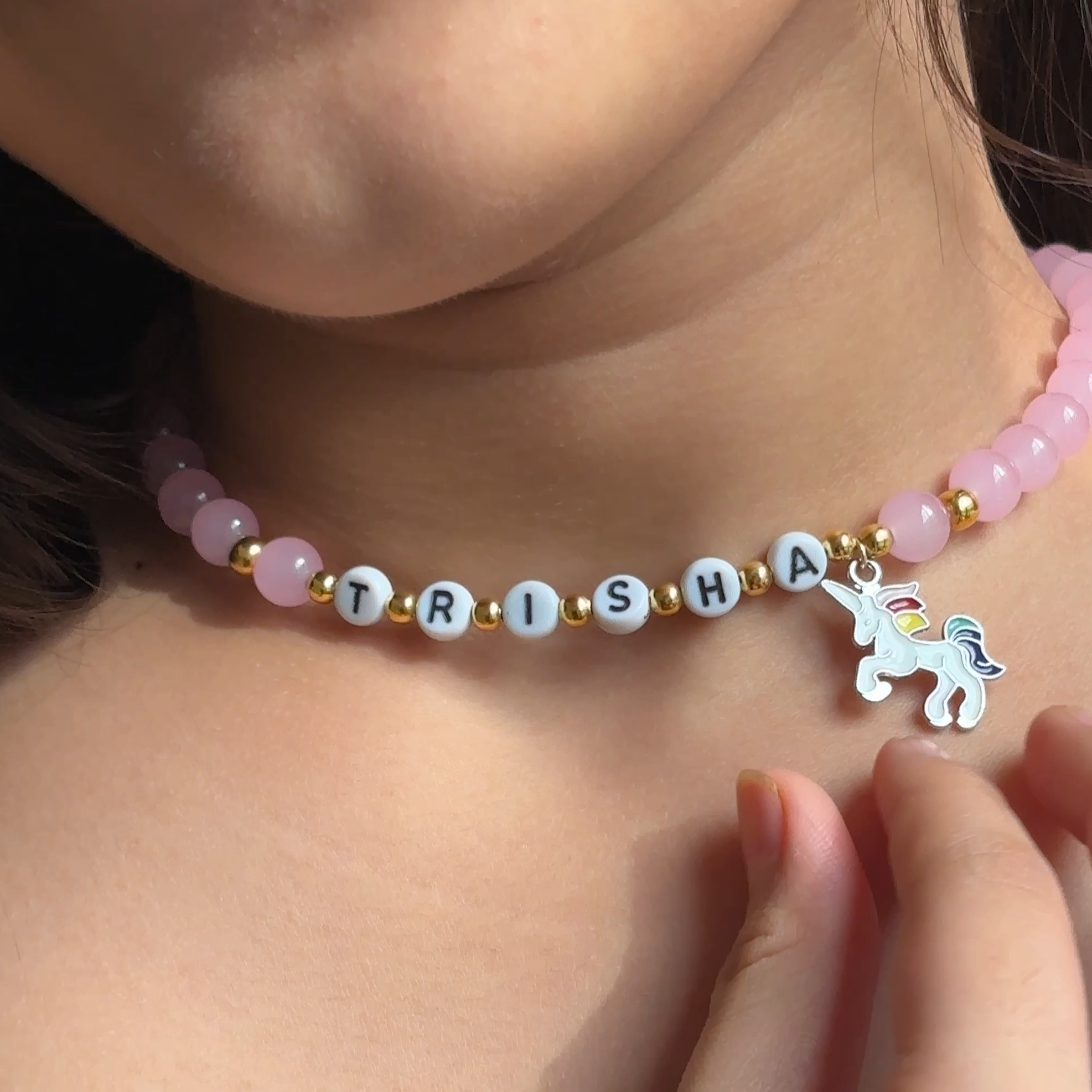 Kids Personalised Bead Necklace